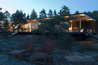 Malé moderní přímořské chaty architekt studio Sigge Arkkitehdit Oy