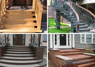 Vstupní schody do domu: požadavky, komponenty, materiály