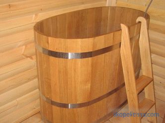 Dřevěná vana: typy, instalace, náklady