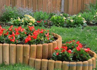 Hranice pro záhony - foto nápady, jak udělat dekorativní plot pro květiny