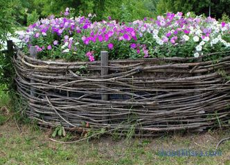 Dekorativní ploty pro květinové záhony - nejlepší nápady od designérů, fotografií, nápadů