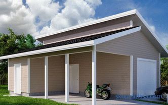 Projekty garáží s hozblokem (s ekonomickou částí): možnosti stavby