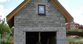 Bloky pro stavbu garáže: srovnání navržených výrobků