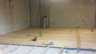 Dřevěná podlaha v garáži: technologická zařízení