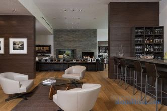 Interiér obývacího pokoje v domě - základní pravidla pro tvorbu elitní výzdoby