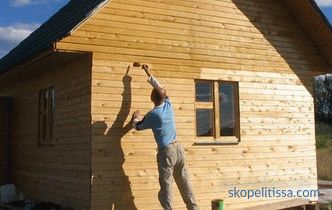 jak malovat dřevěný dům venku