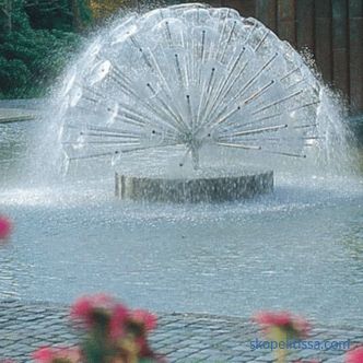 Fontány pro rybník v zemi, který si vybrat a koupit fontánu pro dekorativní zahradní rybník v Moskvě