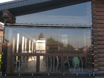 PVC okna pro terasy, ceny v Moskvě, foto