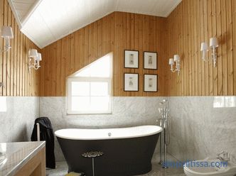 Sprcha v dřevěném domě: materiály, technologie, požadavky