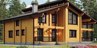 Domy z profilovaných dřevěných srubů pro smrštění bez povrchové úpravy levně, projekty a ceny pro výstavbu v Moskvě