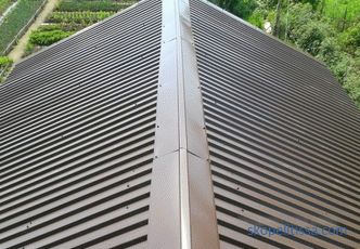 Minimální sklon střechy plechu