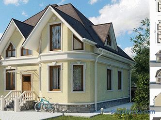 Projekty domů a chalup pro 2 rodiny s různými vchody, plánování, ceny pro výstavbu v Moskvě