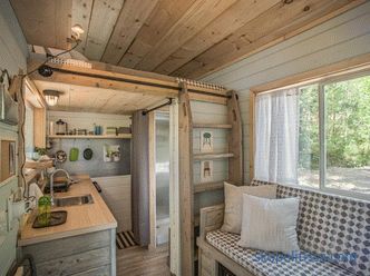 Malé a mini domy pro pohodlný život: plánování, projekty, interiéry, uspořádání
