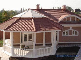 Střecha nad terasou - typy, technické a provozní vlastnosti, instalační nuance