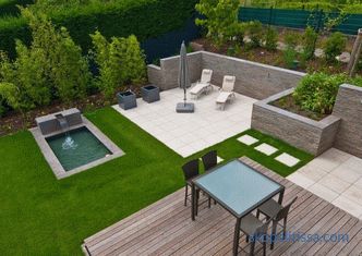 Zahrada ve stylu minimalismu, principy a myšlenky vytvoření minimalistické krajiny, stylová fotografická řešení