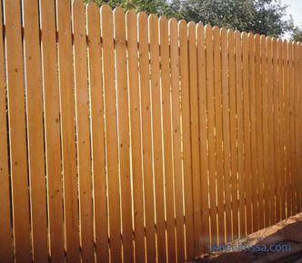 Dřevěný plot - hlavní typy